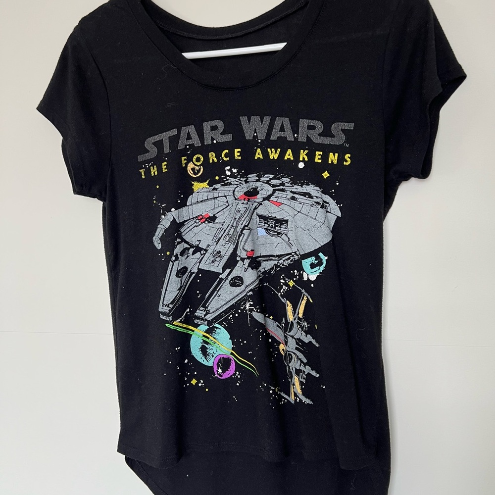 Star Wars Black Kids T-Shirt